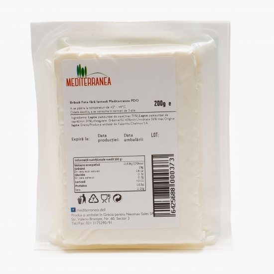 Brânză Feta fără lactoză 200g