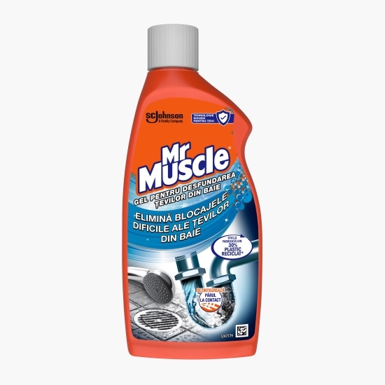 Gel pentru desfundarea țevilor din baie, 0.5l