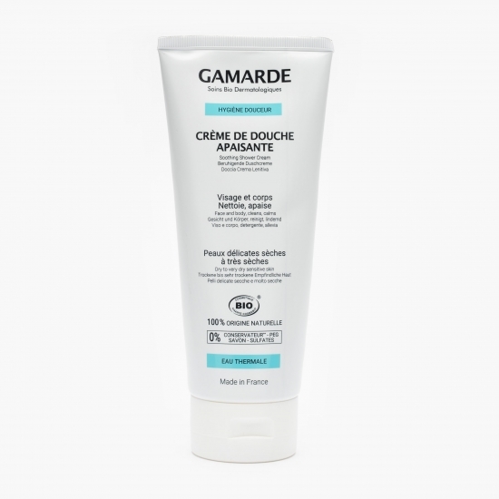 Gel de duș-cremă calmant, bio 200ml