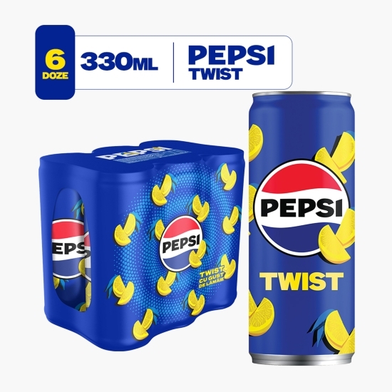 Băutură carbogazoasă Twist lămâie doză 6x0.33l