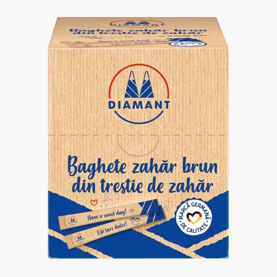 Zahăr brun la plic, din trestie 125x4g