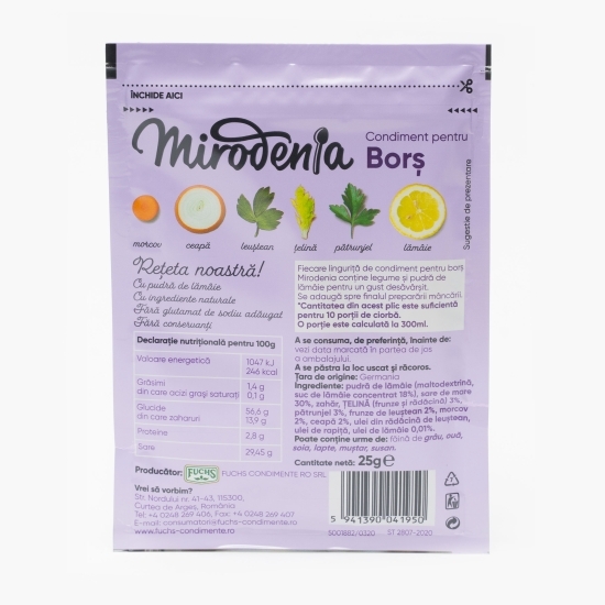 Condiment pentru borș 25g