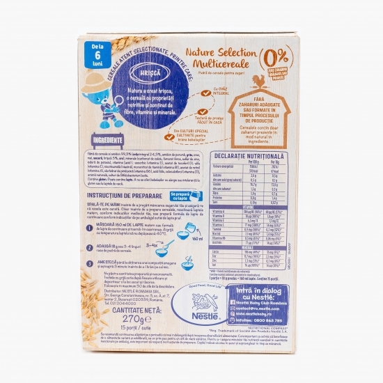 Nature Selection Multicereale, +6 luni, 270g