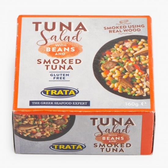 Salată ton afumat cu fasole 160g
