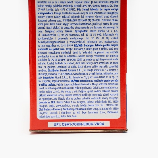 Detergent pentru mașina de spălat vase All in One 80 tablete