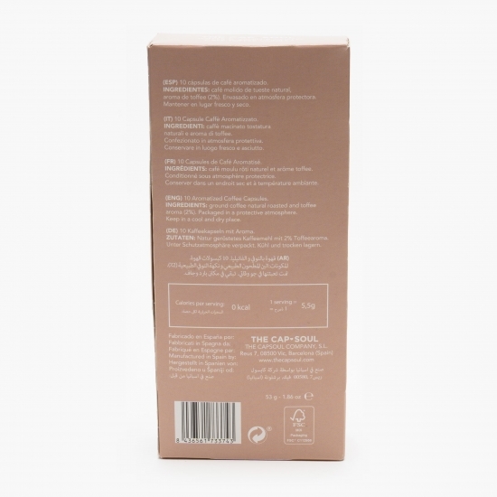 Capsule cafea, Toffee & Vanilla, 10 băuturi, 53g