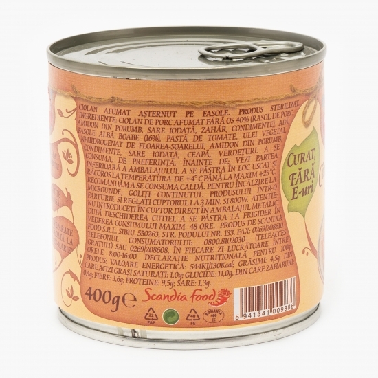 Ciolan afumat așternut pe fasole 400g