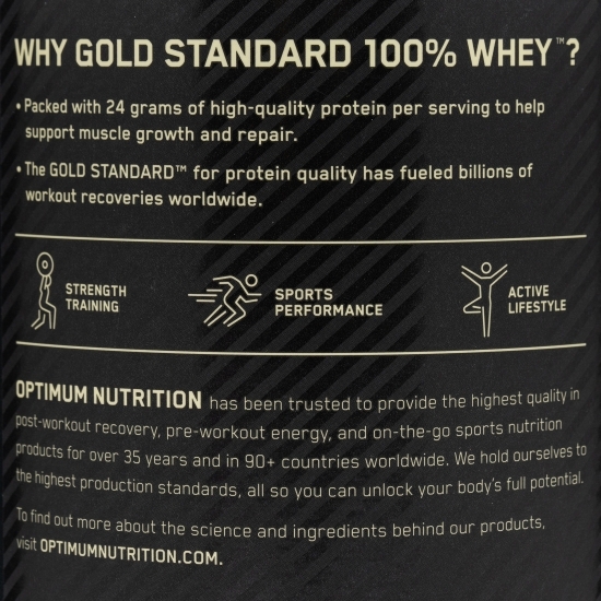 Proteine din zer 100% Whey Gold Standard, aromă ciocolată, 310g