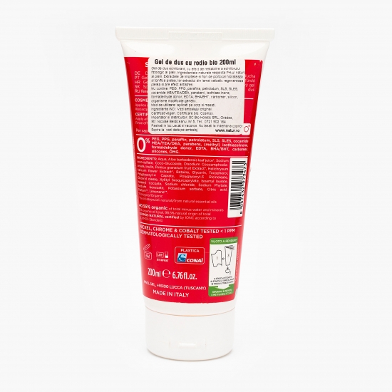 Gel de duș bio cu rodie 200ml