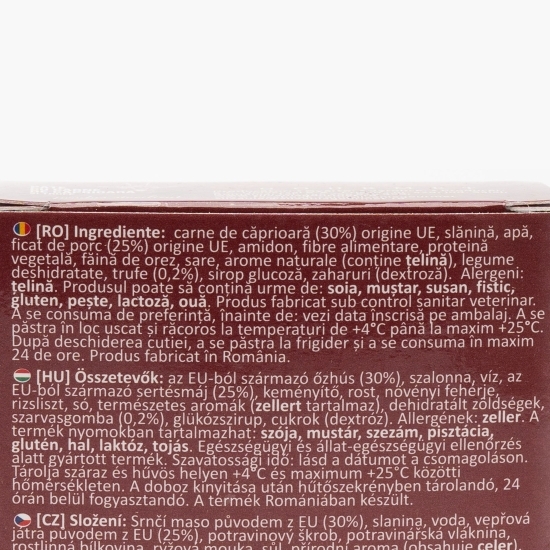 Pate cu carne de căprioară și trufe 100g