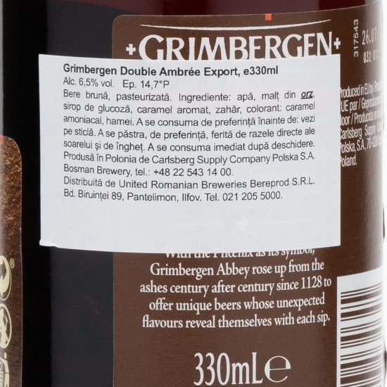Bere arămie sticlă 0.33l