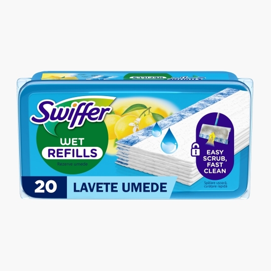 Rezerve lavete umede pentru pardoseală Sweeper 20 buc