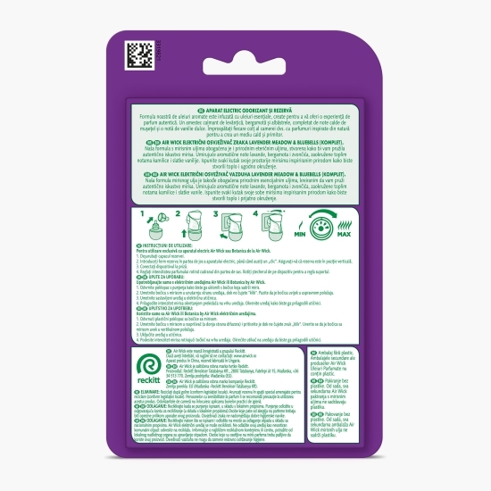 Odorizant electric de cameră Lavandă & Albăstrele 19ml