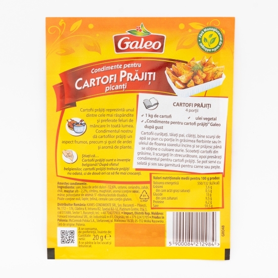 Condimente pentru cartofi prăjiți picanți 20g