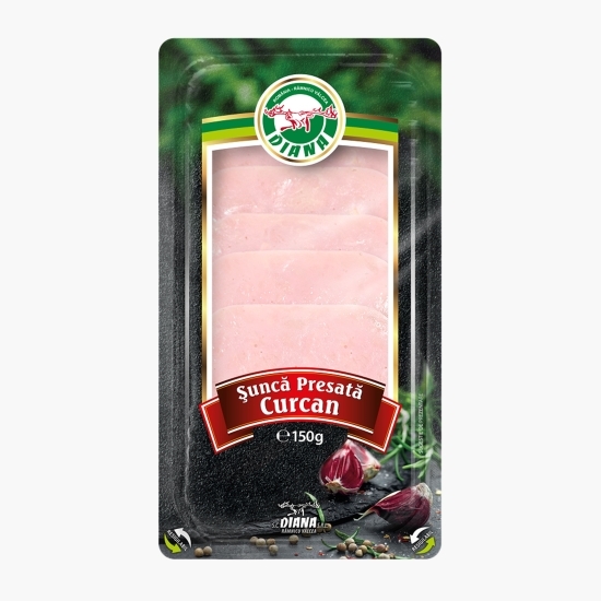 Șuncă presată curcan feliată 150g
