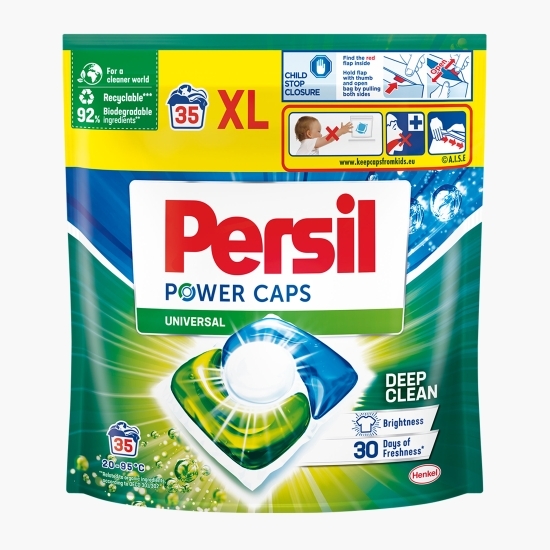Detergent de rufe capsule Power Caps Universal Deep Clean, 35 spălări