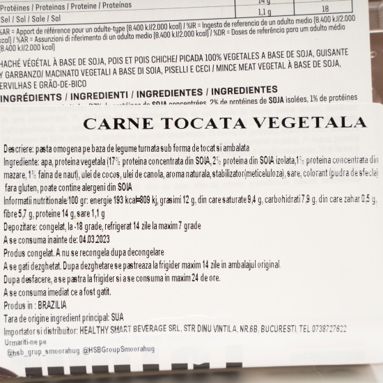 Carne tocată vegetală 250g