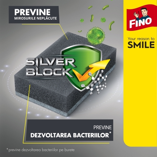 Bureți de bucătărie Silver Block 2 buc