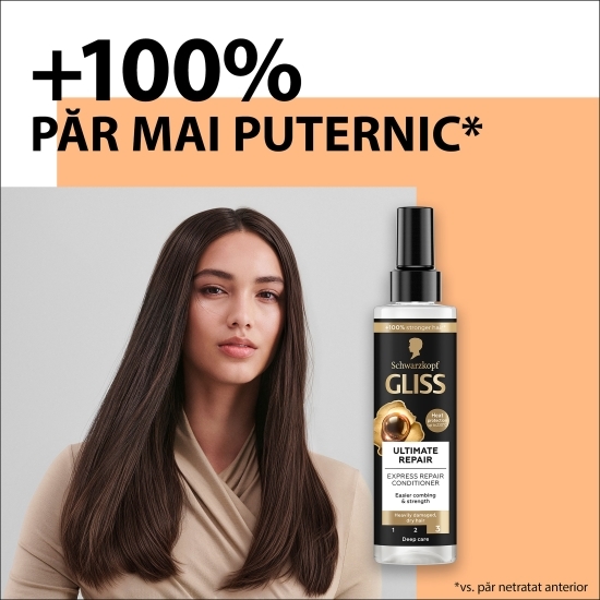 Balsam spray pentru păr foarte deteriorat Ultimate Repair 200ml