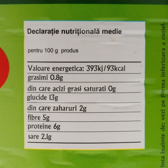 Boabe de bob cu năut conservate în apă 400g