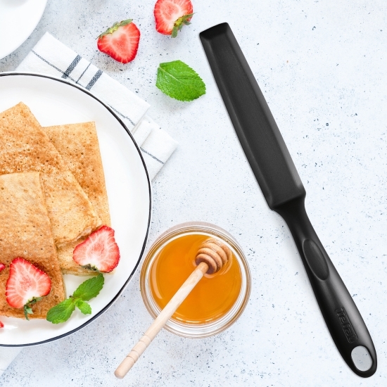 Spatulă pentru clătite Bienvenue, 32.4cm, termorezistentă, negru