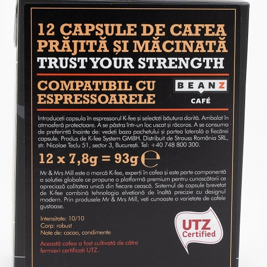 Capsule cafea Trust your strength Espresso 12 băuturi 93g