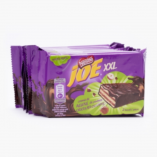 Napolitane XXL cu cremă de alune 10x46g
