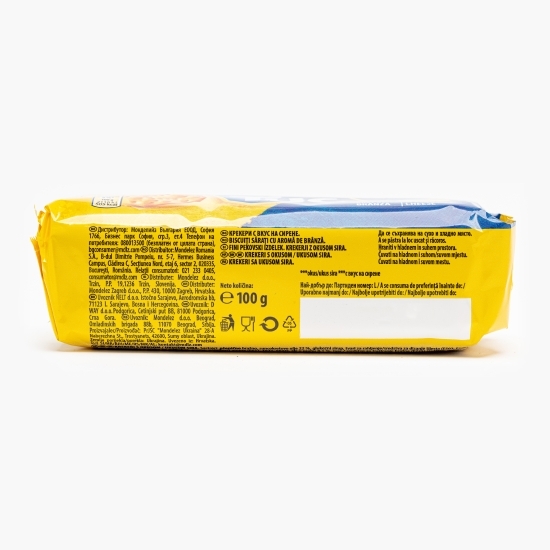 Biscuiți sărați cu gust de brânză 100g