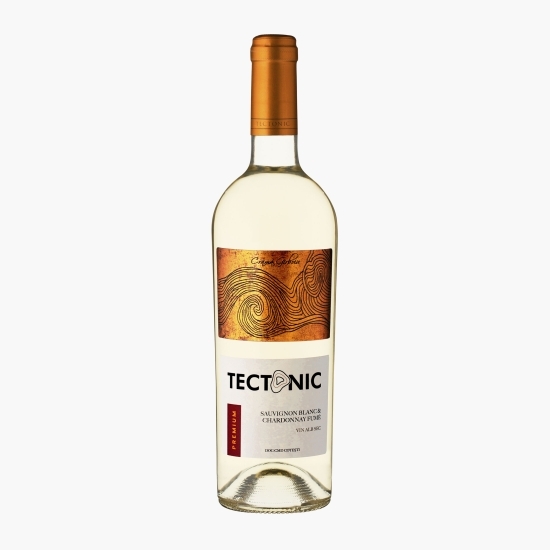 Vin alb sec Tectonic Sauvignon Blanc& Chardonnay Fume, D.O.C., 13.5%, 0.75l