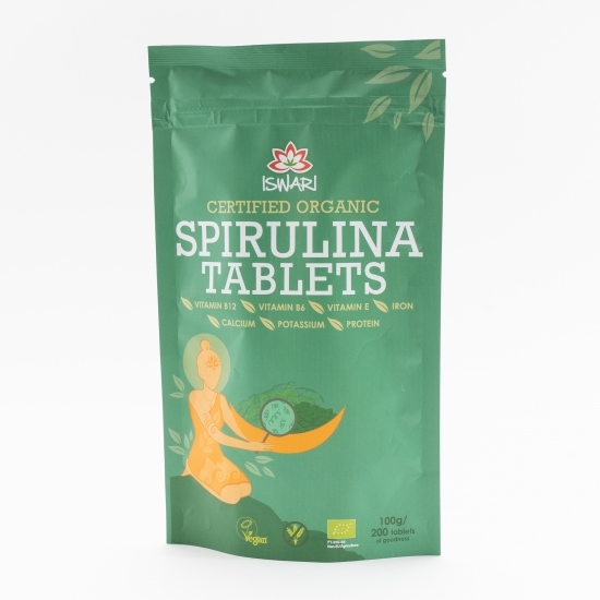Spirulină eco sub formă de tablete 200 buc 100g