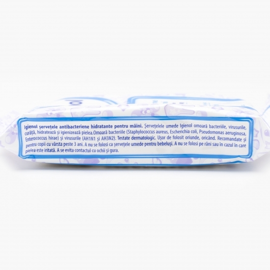 Șervețele antibacteriene hidratante 15 buc