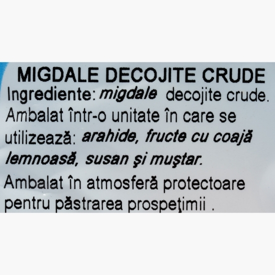 Migdale decojite crude 250g