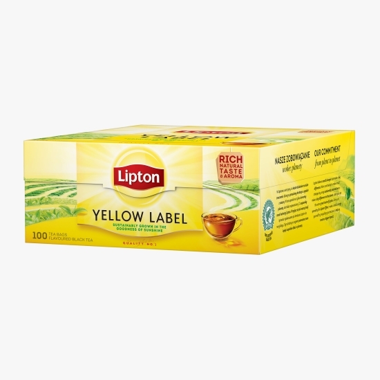 Ceai negru Yellow Label 100 plicuri