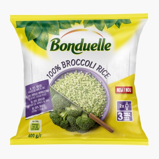 Broccoli 100% mărunțit sub formă de orez 400g
