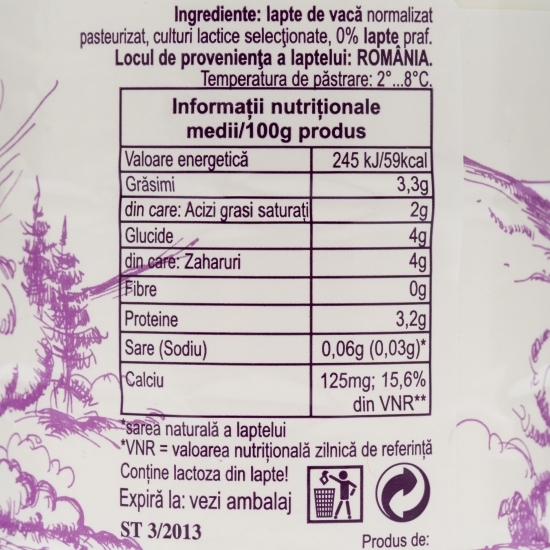 Chefir 3.3% grăsime, 750g