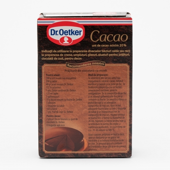 Cacao pudră minim 20%, 100g