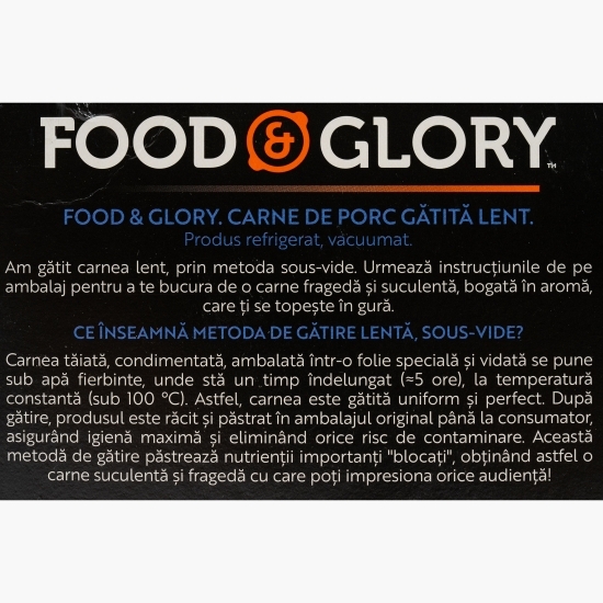 Carne de porc gătită lent 550g