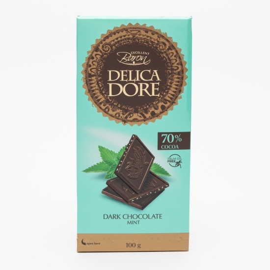 Ciocolată neagră cu mentă 100g