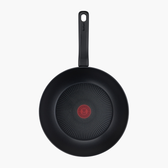 Tigaie Wok Unlimited, inducție, 28cm, înveliș antiaderent din titan, indicator Thermo-Signal, bază Thermo-Fusion