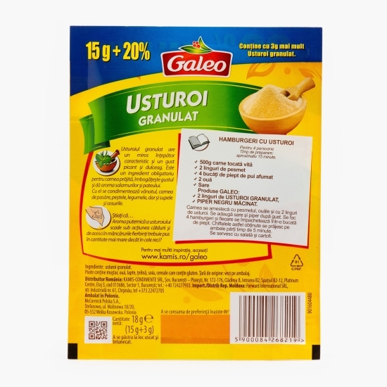 Usturoi granulat +20% mai mult, 18g