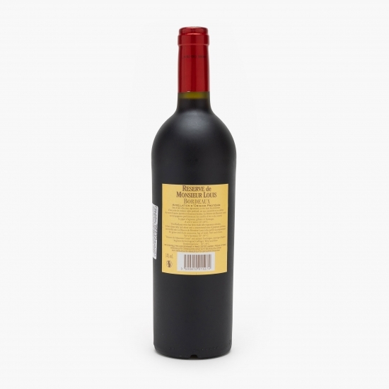 Vin roșu sec Bordeaux Reserve de Monsieur Louis, 14%, 0.75l