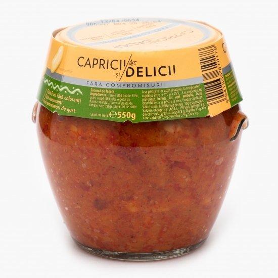 Zacuscă de fasole 550g