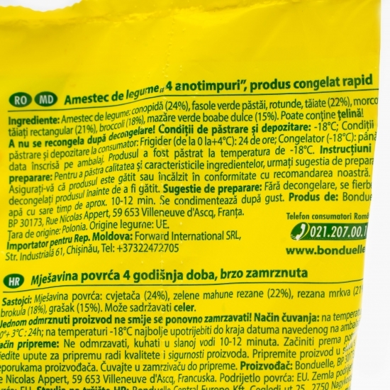 Amestec de legume 4 anotimpuri 400g