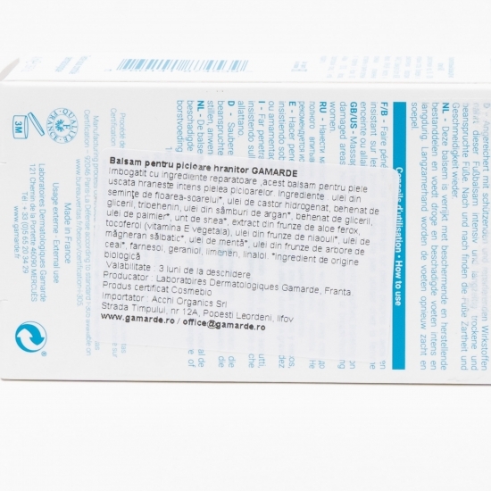 Balsam nutritiv pentru picioare, bio 40ml