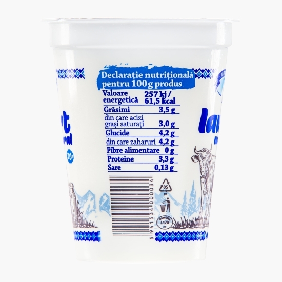 Iaurt natural 3.5% grăsime, 400g