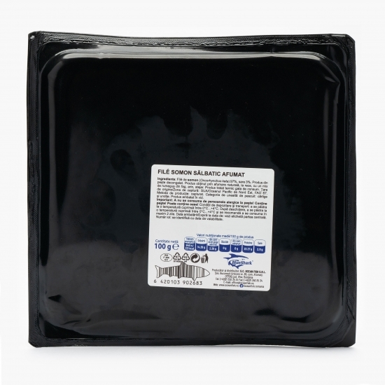File somon sălbatic afumat 100g