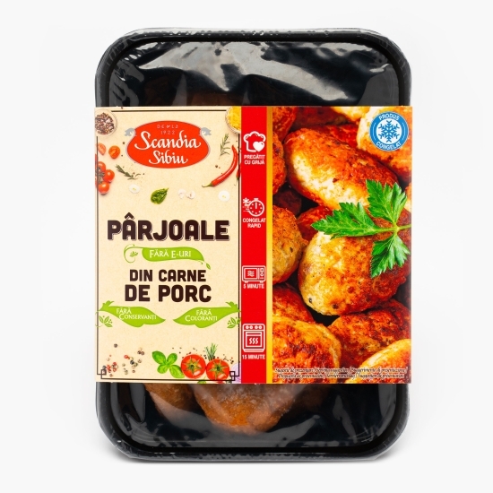 Pârjoale din carne de porc prăjite 420g