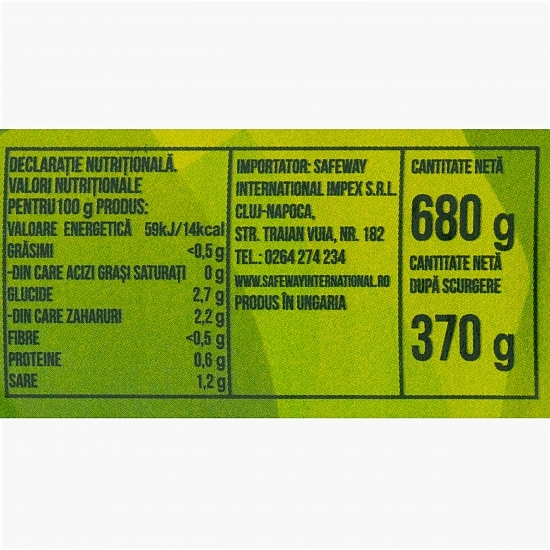 Castraveți 3-6cm în oțet 680g
