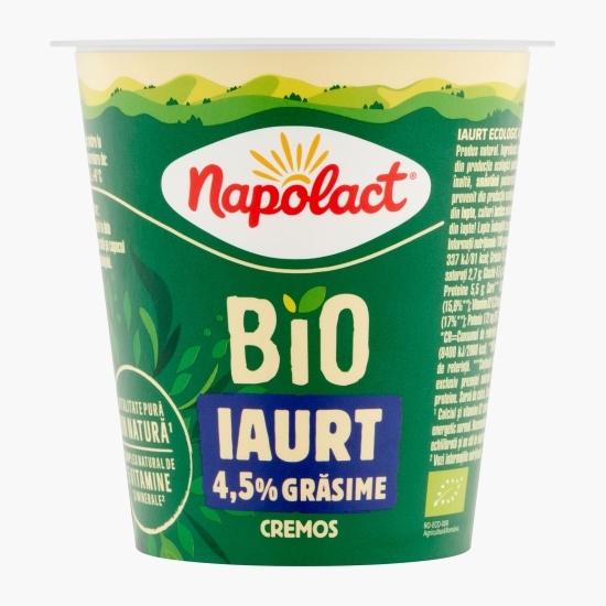 Iaurt cremos eco 4.5% grăsime 140g