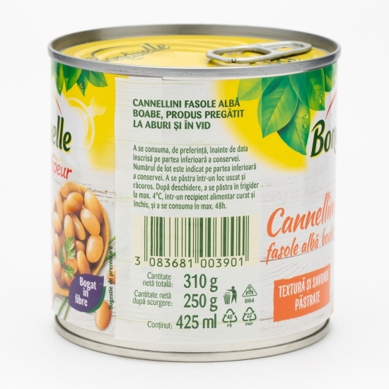 Fasole albă boabe Cannellini 310g
